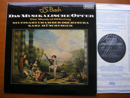 SXL 6824  BACH: MUSICAL OFFERING     MUNCHINGER / STUTTGART CHAMBER ORCHESTRA