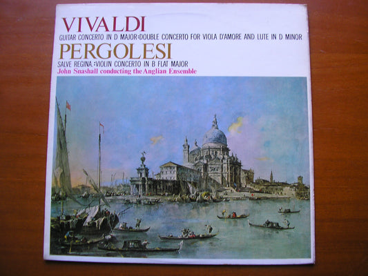 VIVALDI: GUITAR CONCERTO / PERGOLESI: SALVE REGINA / VIOLIN CONCERTO   SOLOISTS / ANGLIAN ENSEMBLE / SNASHALL      GSGC 14041