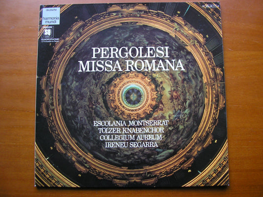 PERGOLESI: MISSA ROMANA      ESCOLANIA MONTSERRAT / COLLEGIUM AUREUM / SEGARRA      065-99 717