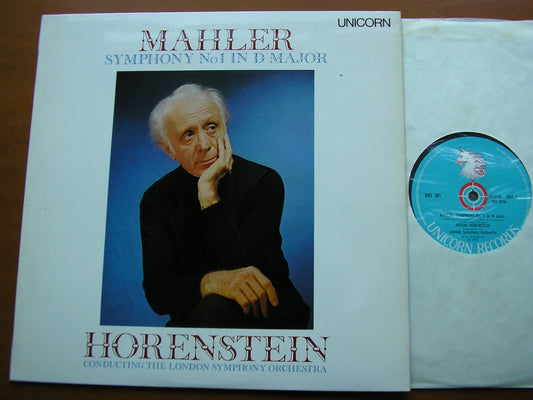 MAHLER: SYMPHONY No. 1      HORENSTEIN / LONDON SYMPHONY    RHS 301