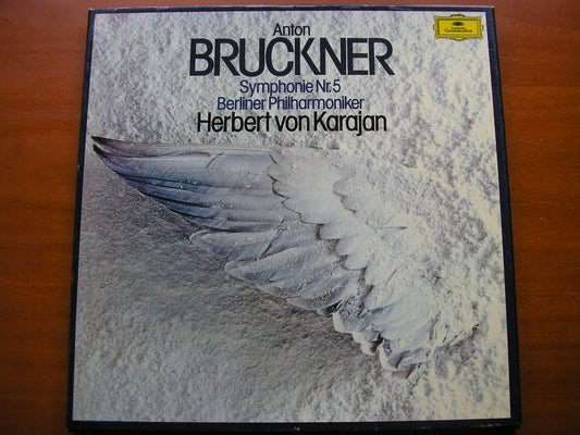 BRUCKNER: SYMPHONY No. 5      KARAJAN / BERLIN PHILHARMONIC    2LP     2707 101