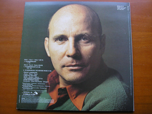 HENZE: KAMMERMUSIK 1 - X11 / IN MEMORIAM: DIE WEISSE ROSE     SOLOISTS / LONDON SINFONIETTA / HENZE     DSLO 5