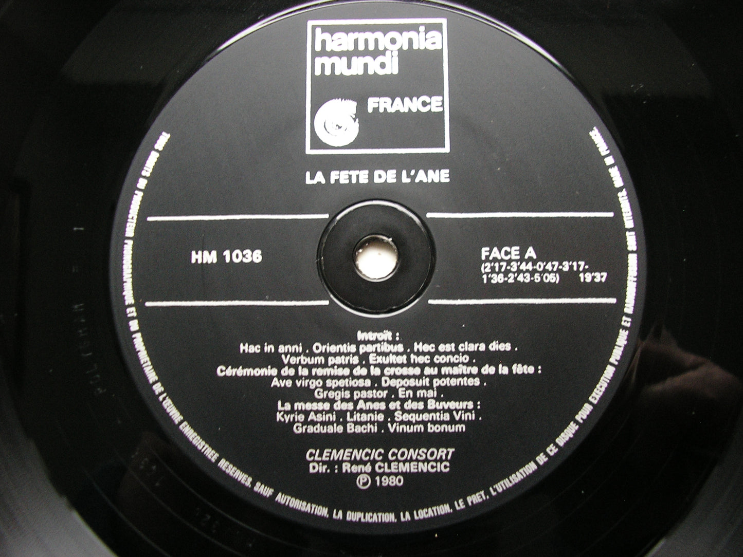 LA FETE DE LANE       CLEMENCIC CONSORT / RENE CLAMENCIC      HM 1036