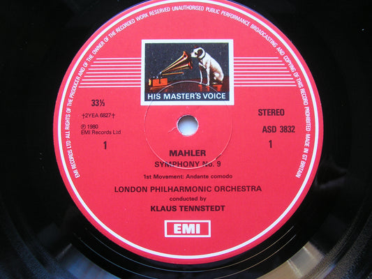 MAHLER: SYMPHONY No. 9 TENNSTEDT / LONDON PHILHARMONIC SLS 5188