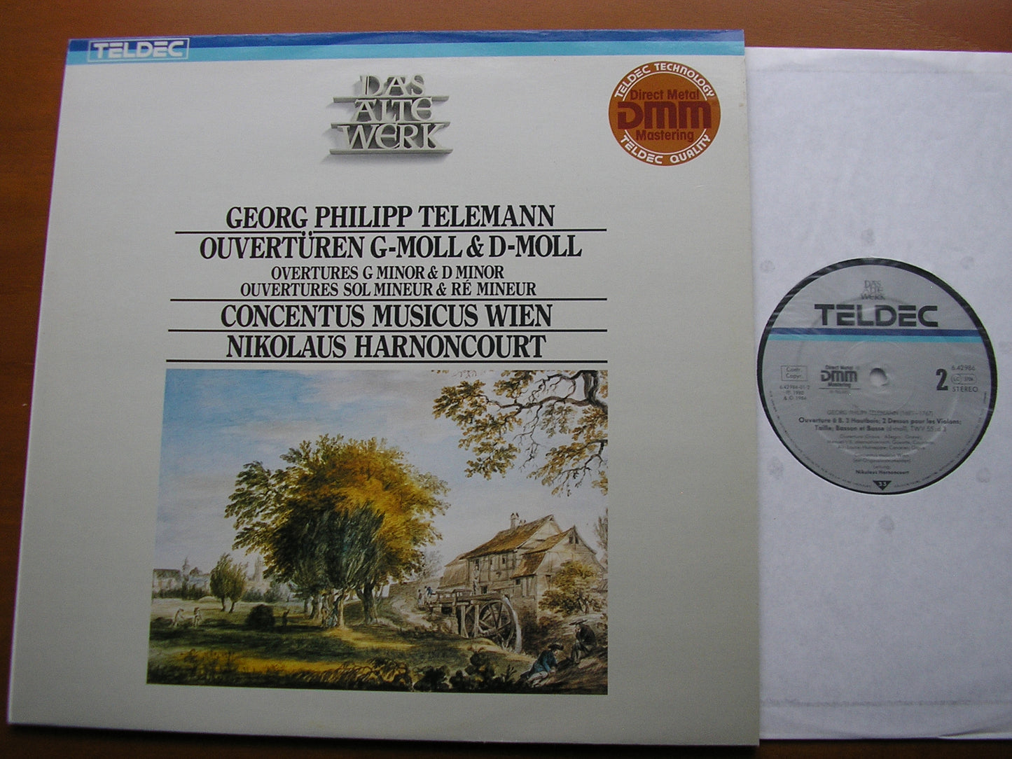 TELEMANN: OVERTURES in G & D      HARNONCOURT / CONCENTUS MUSICUS WIEN     6.42986