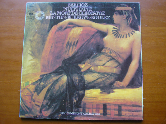 BERLIOZ: LES NUITS D'ETE / LA MORT DE CLEOPATRE      MINTON / BURROWS / BBC SYMPHONY / BOULEZ     76576