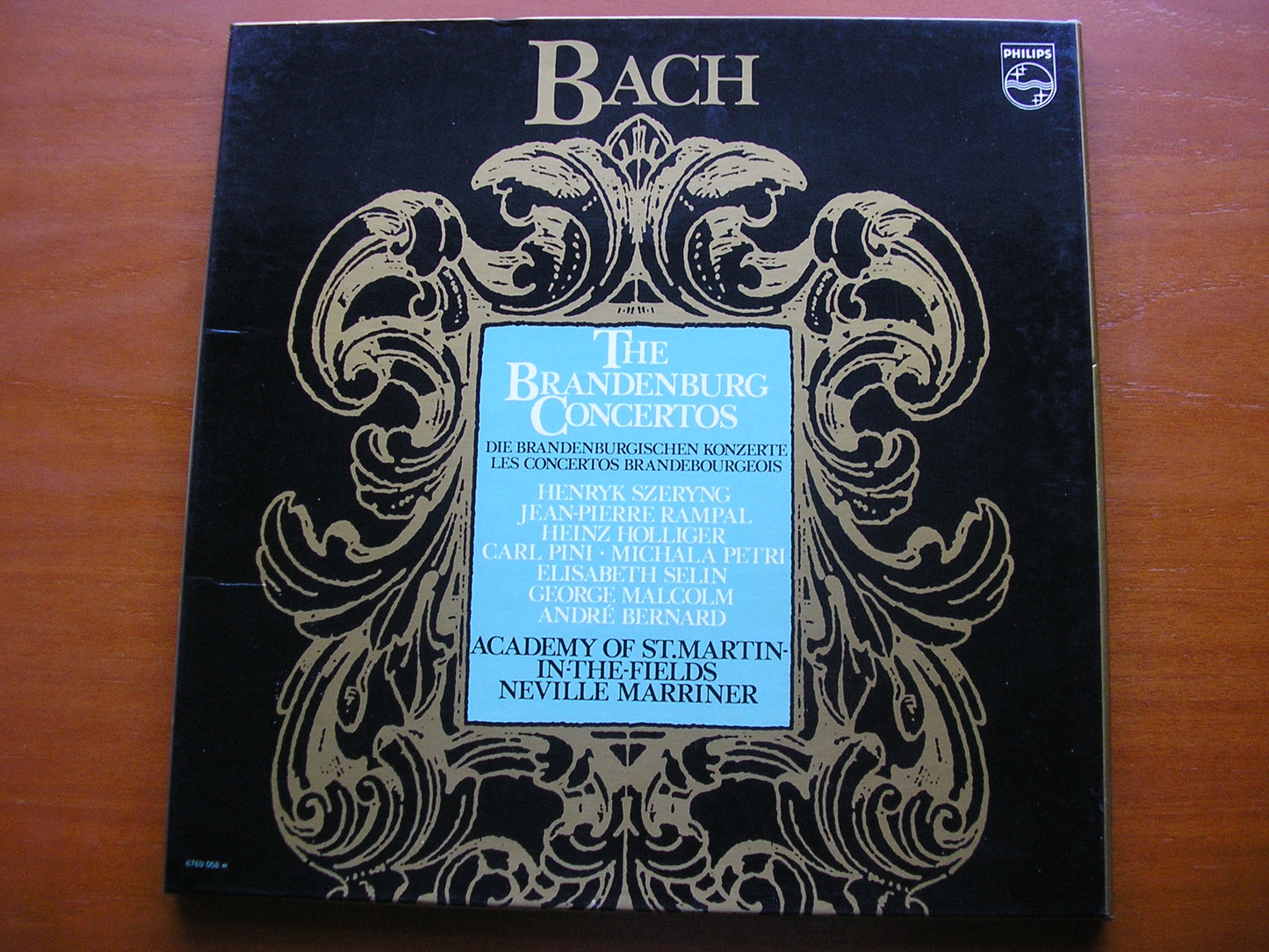 BACH: THE BRANDENBURG CONCERTOS SZERYNG / MALCOLM / RAMPAL / HOLLIGER / ASMIF / MARRINER 6769 058