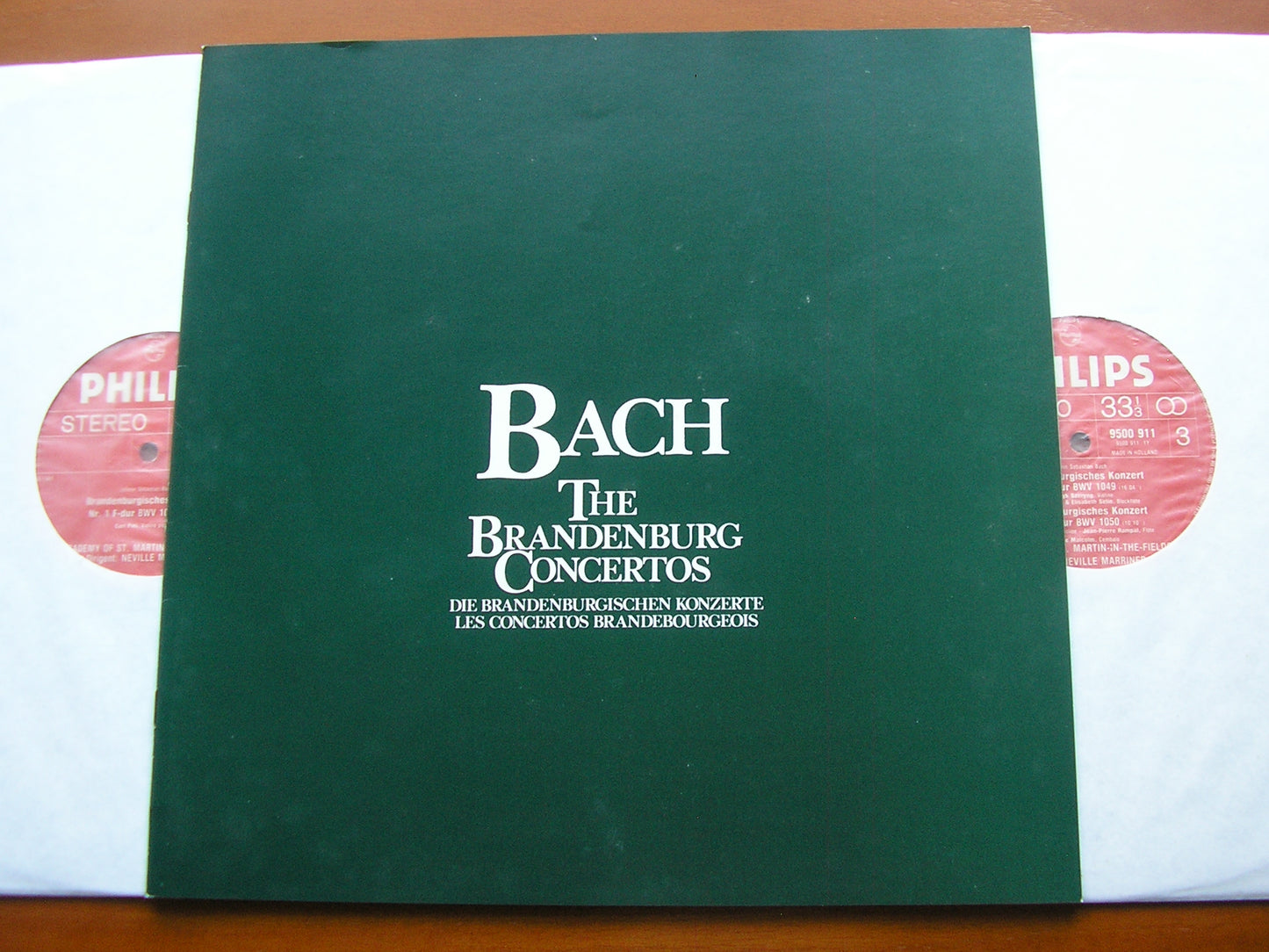 BACH: THE BRANDENBURG CONCERTOS SZERYNG / MALCOLM / RAMPAL / HOLLIGER / ASMIF / MARRINER 6769 058