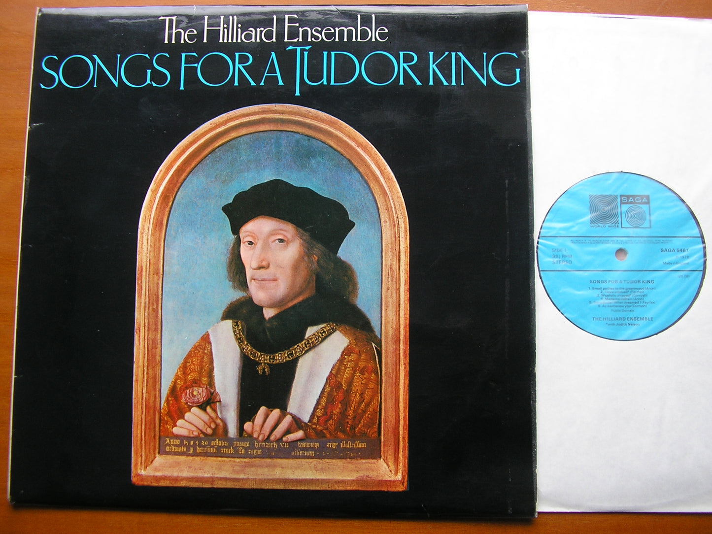 SONGS FOR A TUDOR KING: FAYRFAX / CORNYSH / BROWNE / SHERYNGHAM       THE HILLIARD ENSEMBLE    SAGA 5461