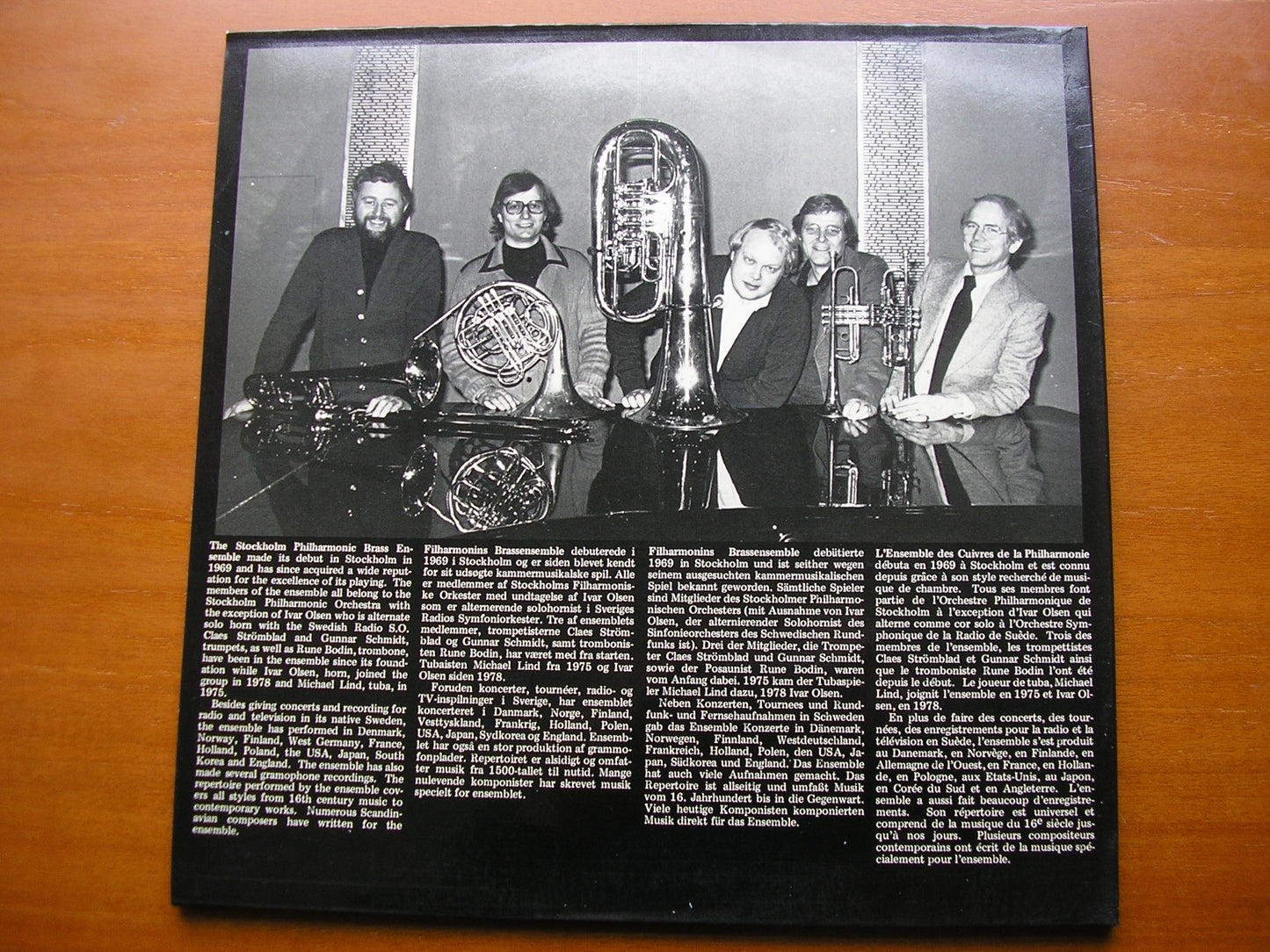 DANCE MUSIC from 16th - 18th Centuries: PEZEL / ROMAN / BYRD / DUBEN / GERVAISE     STOCKHOLM PHILHARMONIC BRASS ENSEMBLE    BIS LP 223