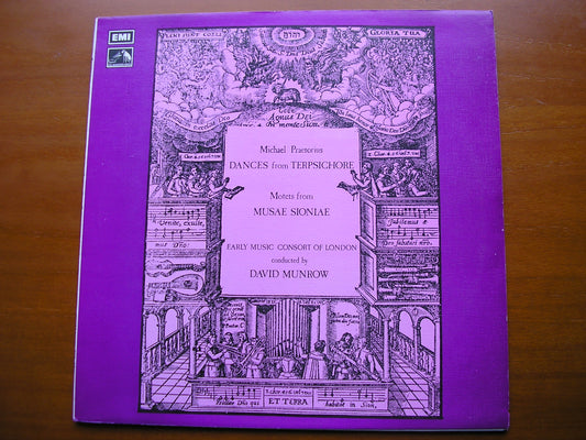 PRAETORIUS: DANCES FROM THE TERPSICHORE (1612)       EARLY MUSIC CONSORT OF LONDON / MUNROW     CSD 3761