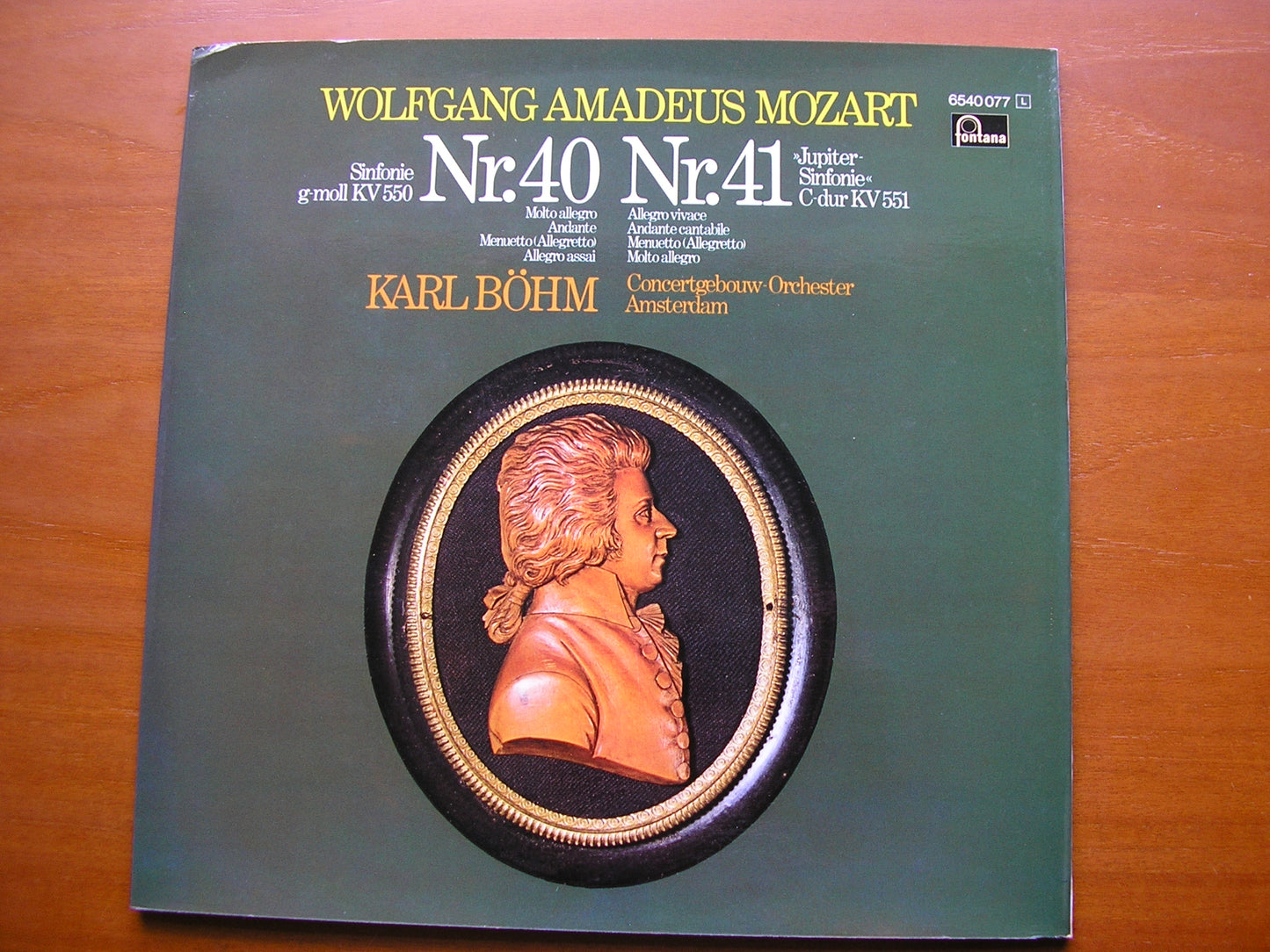 MOZART: SYMPHONIES Nos. 40 & 41 'Jupiter' BOHM / CONCERTGEBOUW 6540 077