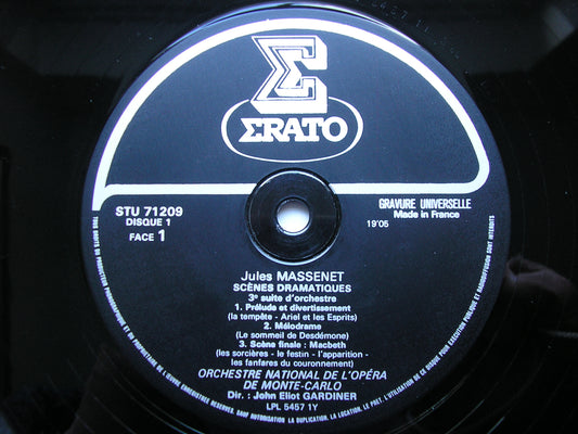MASSENET: FOUR SUITES FOR ORCHESTRA       GARDINER / MONTE CARLO OPERA ORCHESTRA     2LP      STU 71208