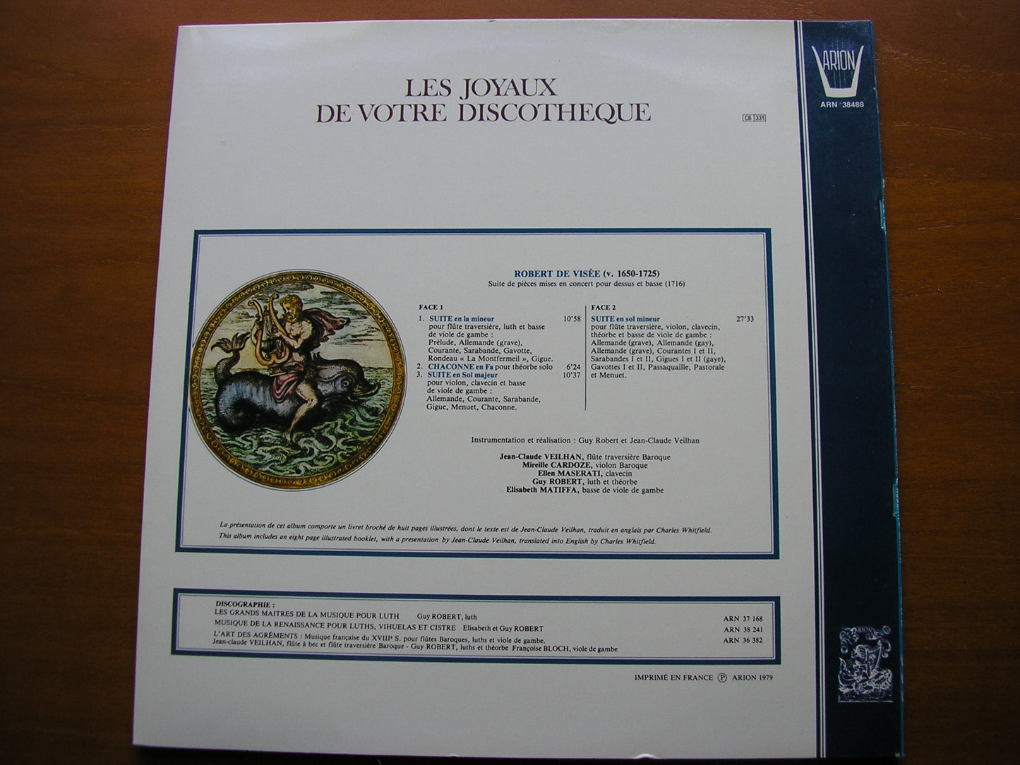 DE VISEE: CHAMBER MUSIC      VEILHAN / CARDOZE / ROBERT / MASERATI / MATIFFA     ARN 38488