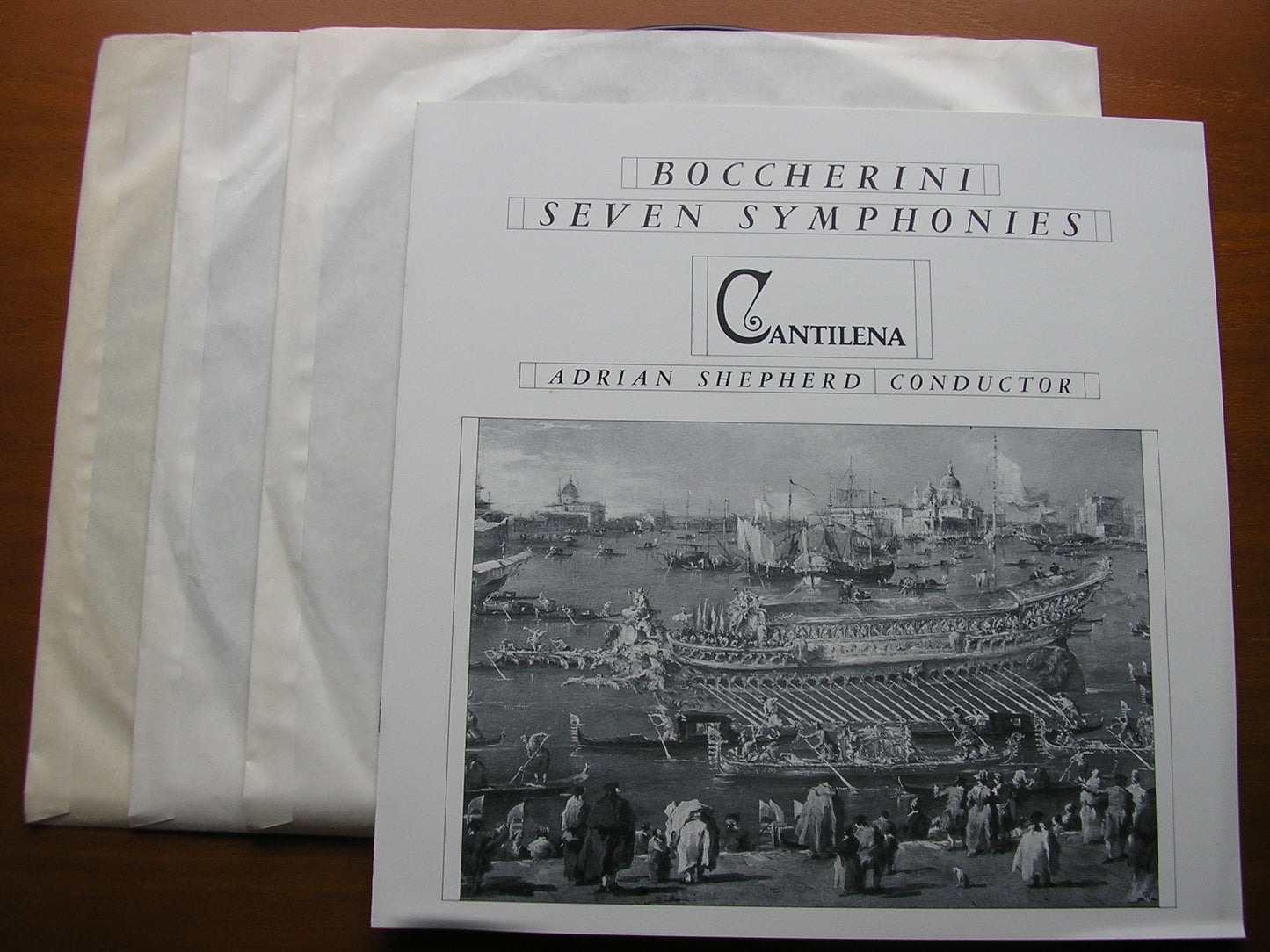BOCCHERINI: SEVEN SYMPHONIES CANTILENA / ADRIAN SHEPHERD 3LP DBRD 3005