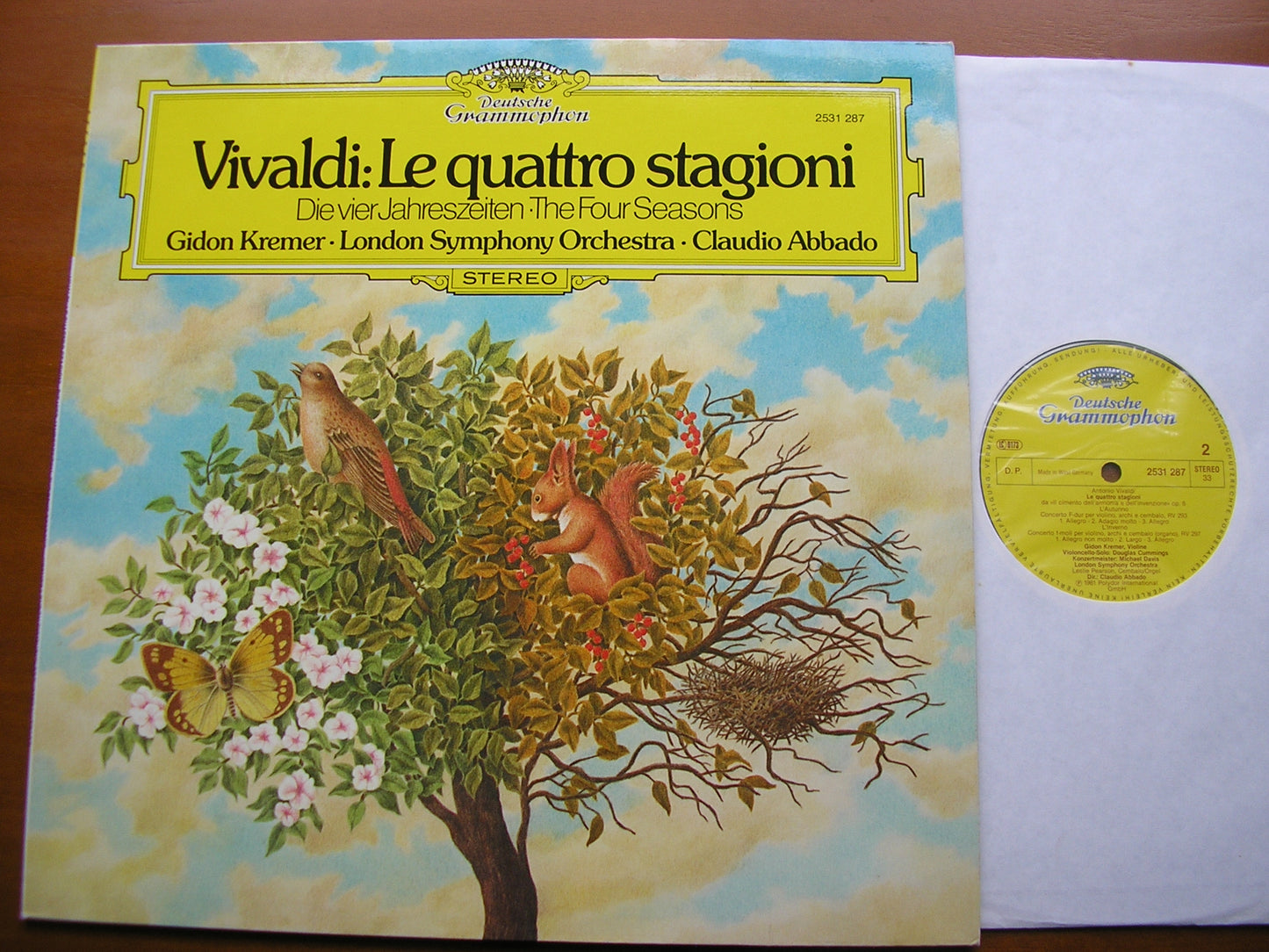 VIVALDI: THE FOUR SEASONS      KREMER / LONDON SYMPHONY / ABBADO       2531 287