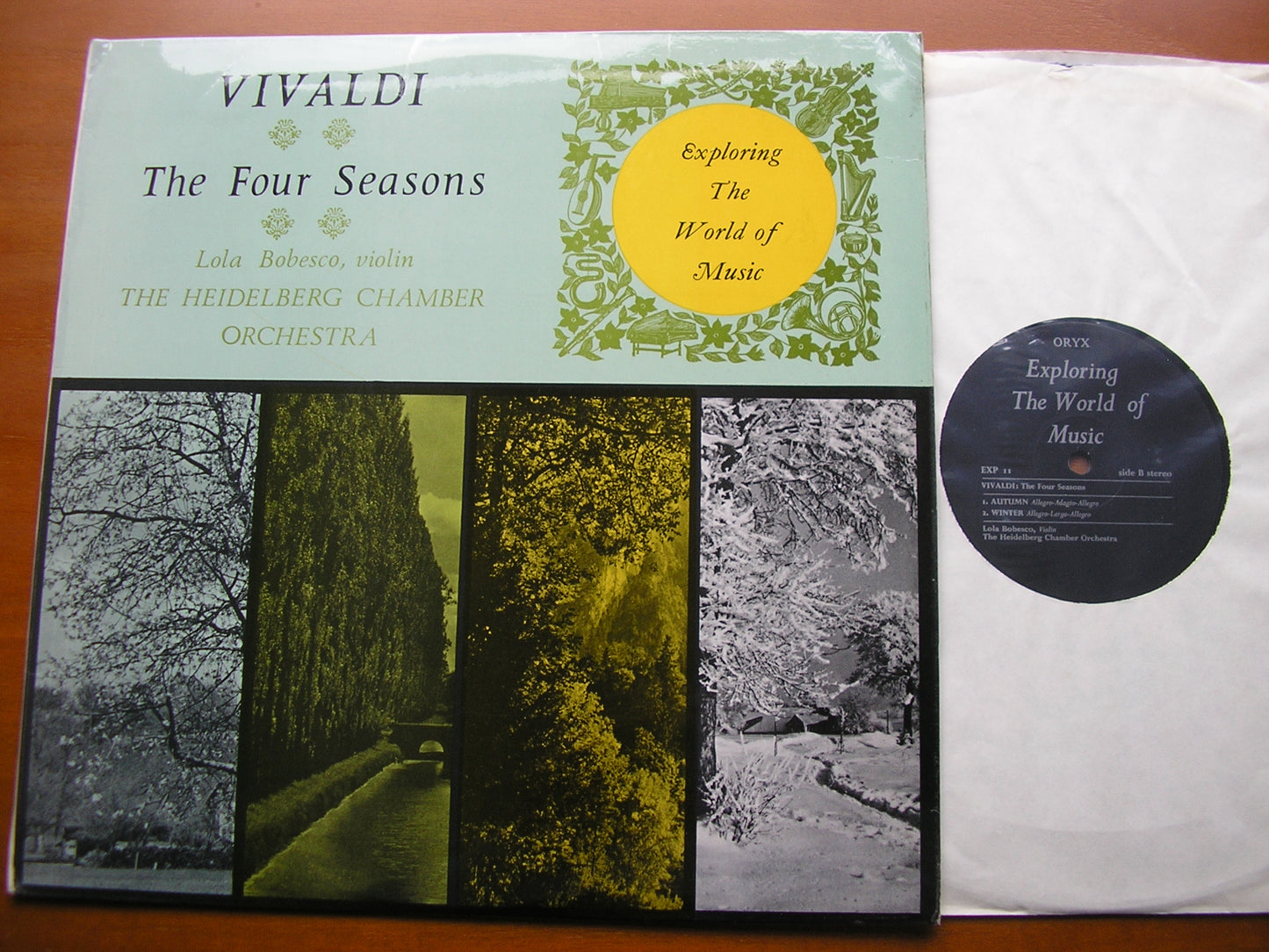 VIVALDI: THE FOUR SEASONS     BOBESCO / HEIDELBERG CHAMBER ORCHESTRA          EXP 11