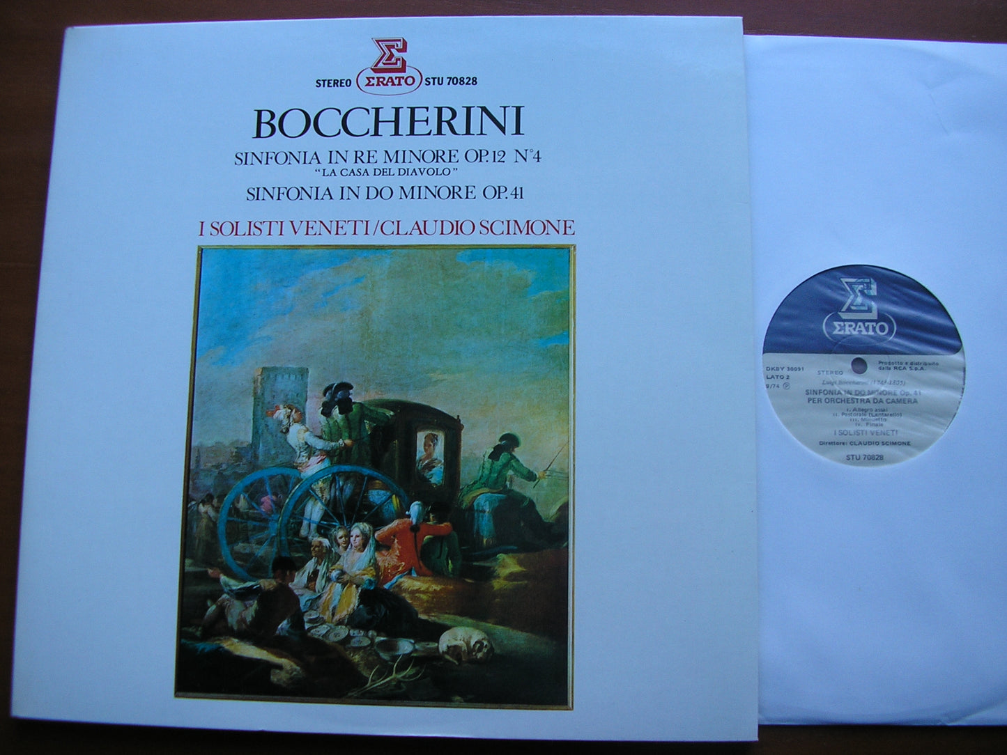 BOCCHERINI: SINFONIA in D / SINFONIA in C SCIMIONE / I SOLOISTI VENETI STU 70828