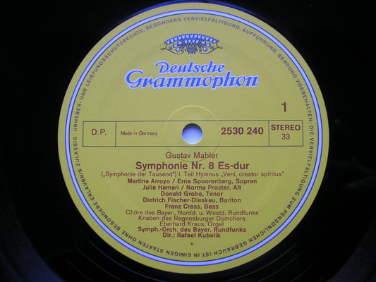 MAHLER: SYMPHONY No. 8 SOLOISTS / BAVARIAN RADIO SYMPHONY / KUBELIK 2707 062