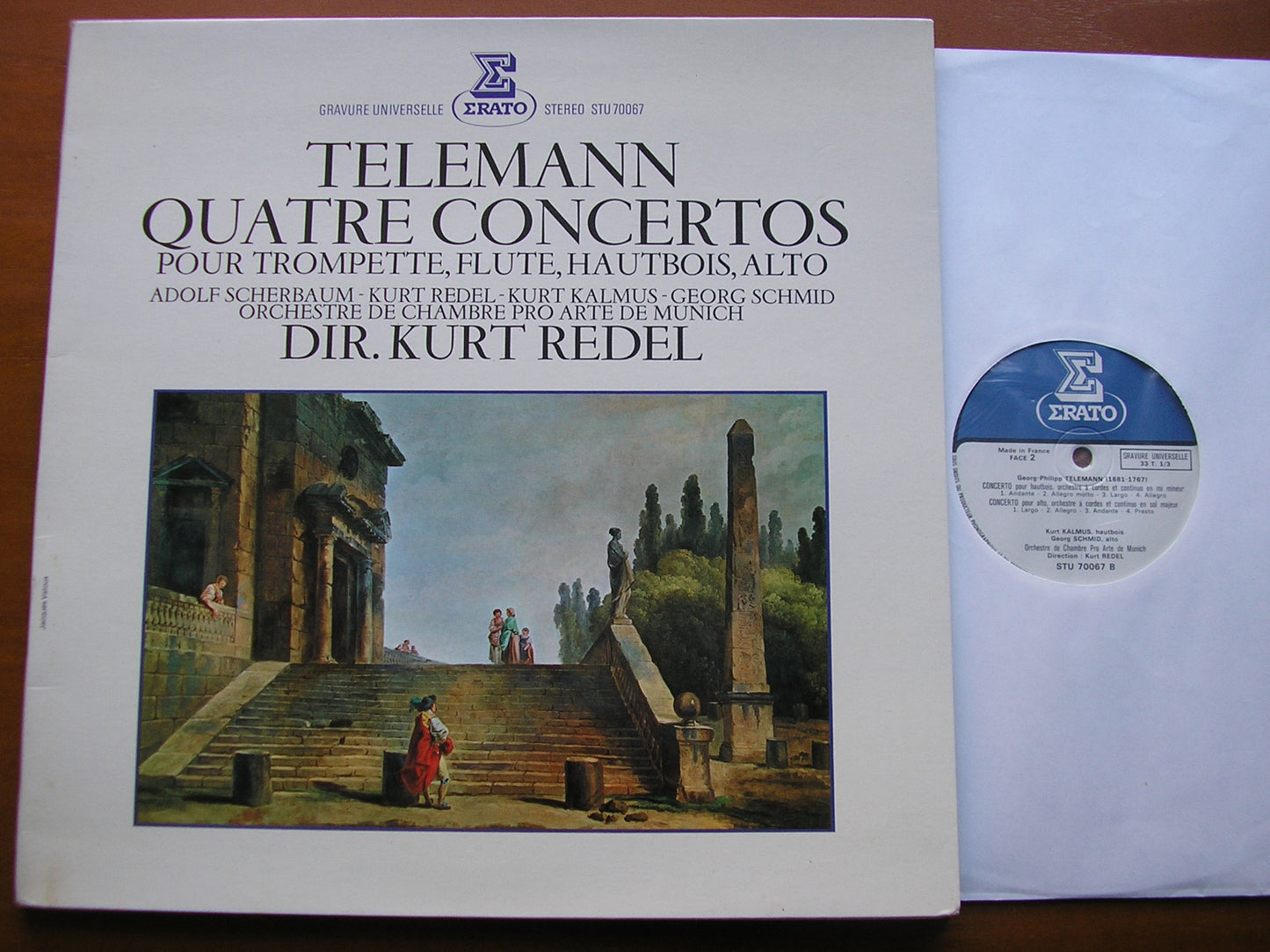 TELEMANN: FOUR CONCERTOS PRO ARTE ORCHESTRA MUNICH / REDEL STU 70067