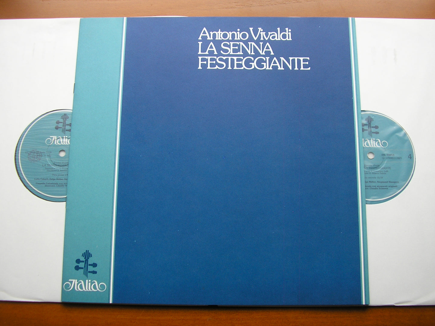 VIVALDI: LA SENNA FESTEGGIANTE      SOLOISTS / CAPPELLA COLONIENSIS / SCIMONE    2 LP      ITL 70053