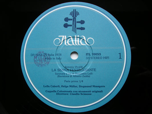VIVALDI: LA SENNA FESTEGGIANTE      SOLOISTS / CAPPELLA COLONIENSIS / SCIMONE    2 LP      ITL 70053