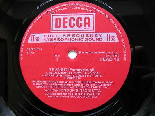 FERNEYHOUGH: TRANSIT SOLOISTS / LONDON SINFONIETTA / HOWARTH HEAD 18