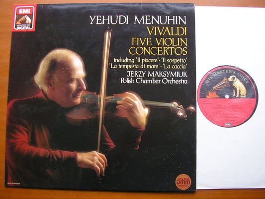 VIVALDI: VIOLIN CONCERTOS    MENUHIN / POLISH CHAMBER ORCHESTRA / MAKSYMIUK     ASD 143442