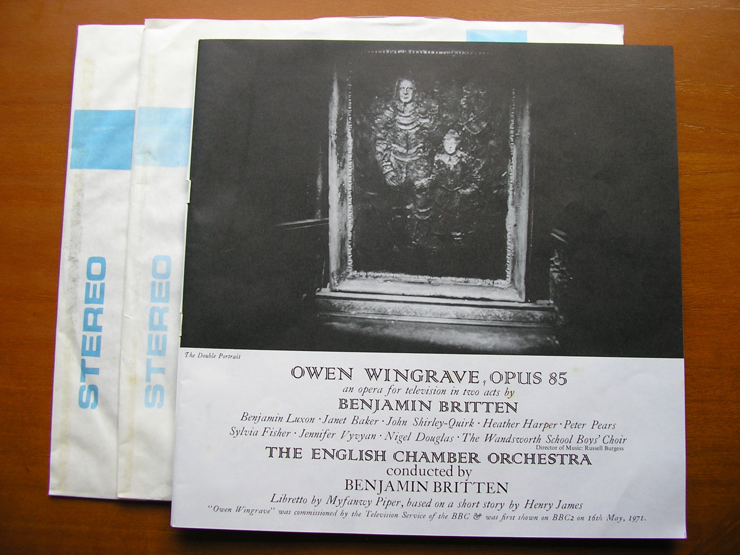 BRITTEN: OWEN WINGRAVE SOLOISTS / ENGLISH CHAMBER ORCHESTRA / BRITTEN 2LP SET 501 - 2