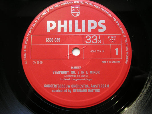 MAHLER: SYMPHONY No. 7 HAITINK / CONCERTGEBOUW ORCHESTRA 6700 036