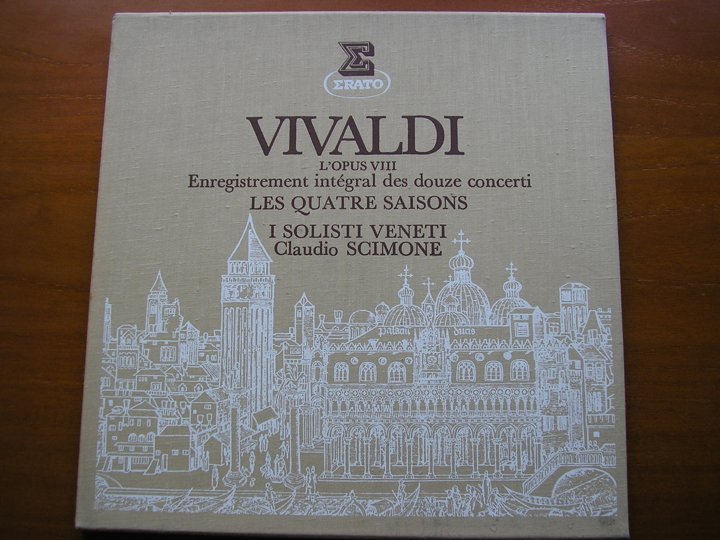 VIVALDI: THE CONTEST BETWEEN HARMONY & INVENTION Op. 8 SCIMONE / I SOLOISTI VENETI 3LP STU 70679 / 81