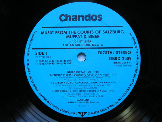 MUSIC FROM THE COURT OF SALZBURG: MOFFAT & BIBER      CANTILENA / ADRIAN SHEPHERD    DBRD 2009