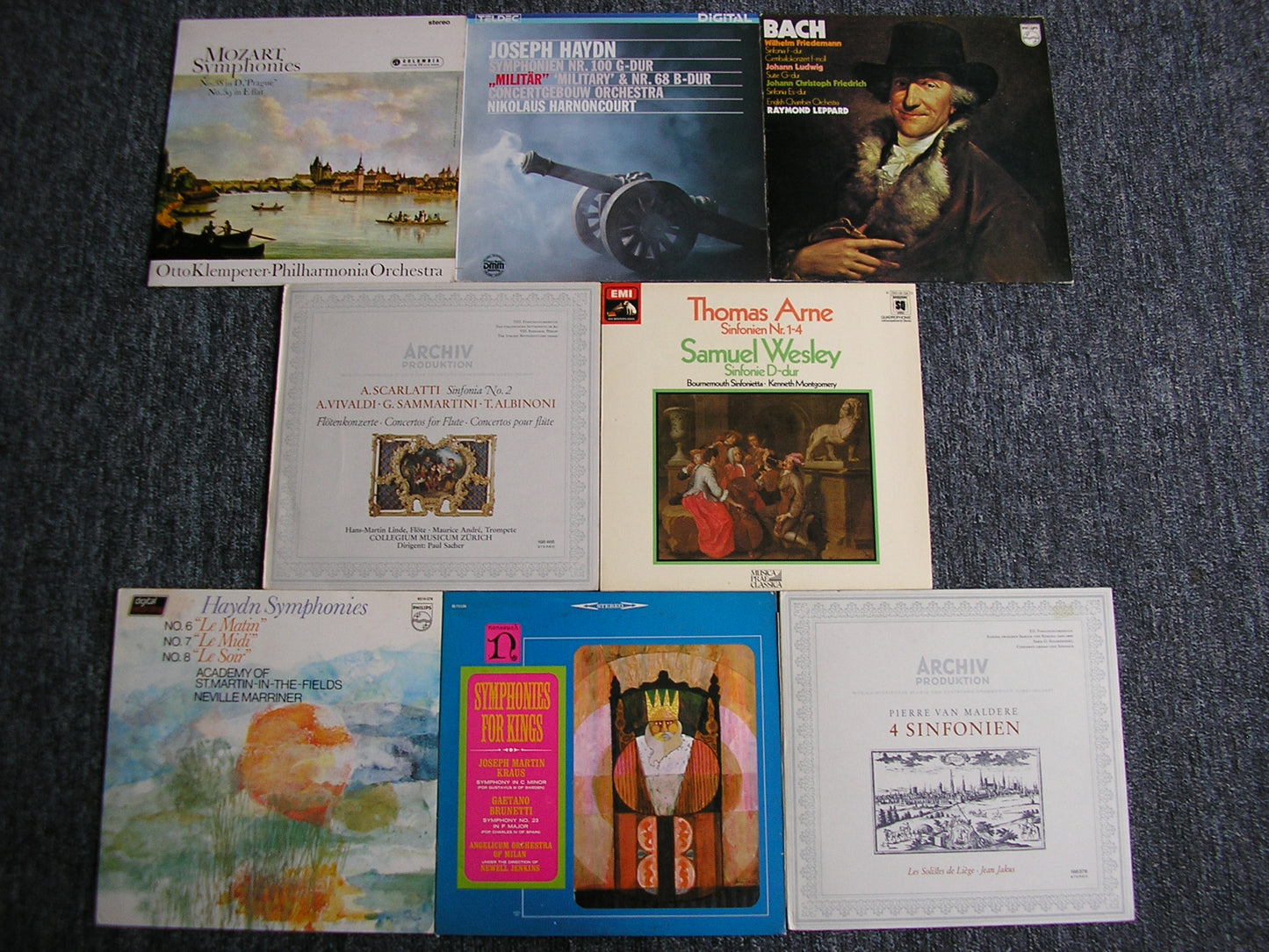 8 LP CLASSICAL COLLECTIONS - The Symphony in the 18th Century # Part 4