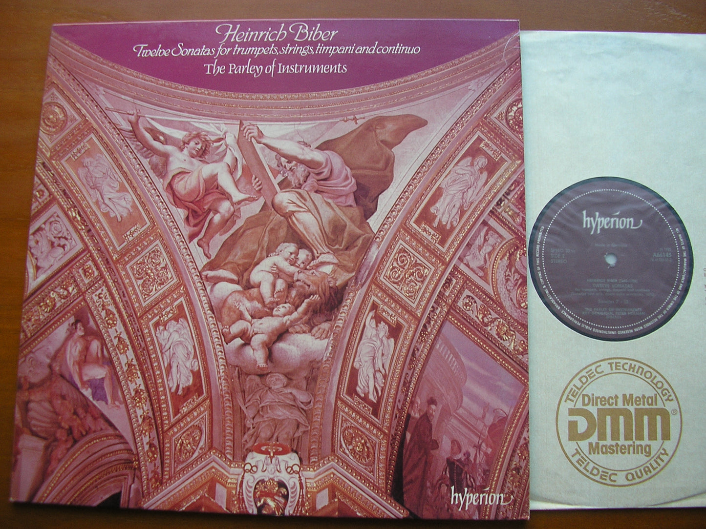 BIBER: TWELVE SONATAS FOR TRUMPETS, STRINGS & TIMPANI THE PARLEY OF INSTRUMENTS A66145