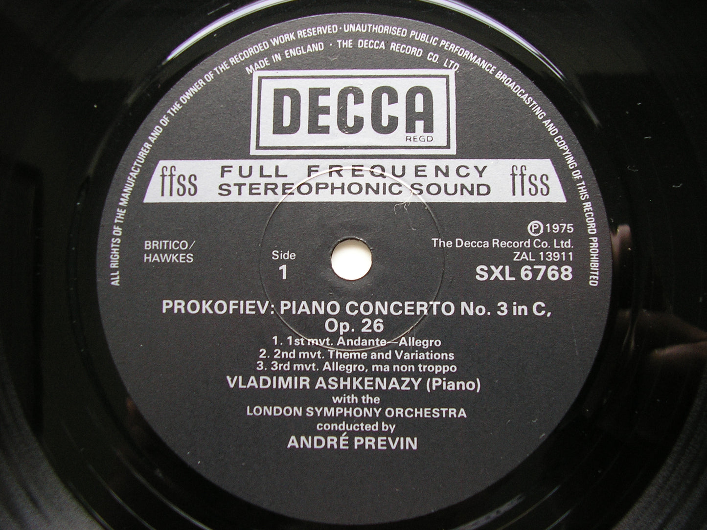 PROKOFIEV: THE FIVE PIANO CONCERTOS / CLASSICAL SYMPHONY / AUTUMNAL     ASHKENAZY / LONDON SYMPHONY / PREVIN    3 LP