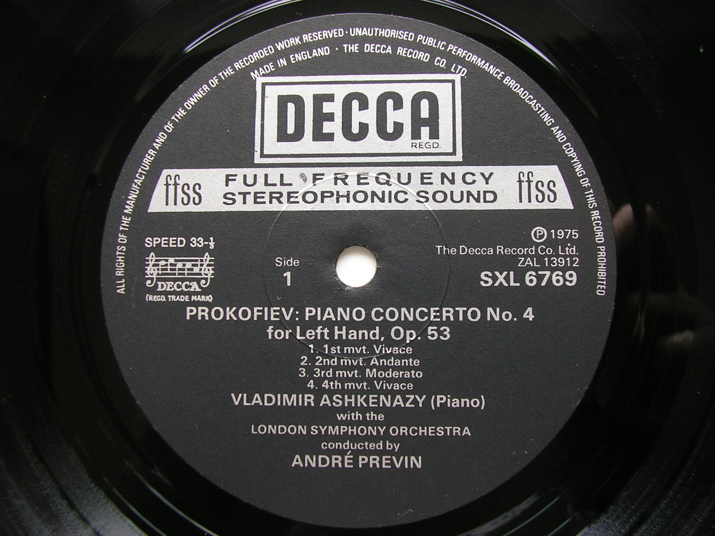 PROKOFIEV: THE FIVE PIANO CONCERTOS / CLASSICAL SYMPHONY / AUTUMNAL     ASHKENAZY / LONDON SYMPHONY / PREVIN    3 LP