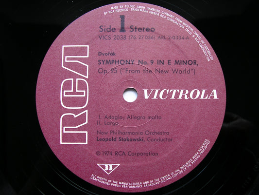DVORAK: SYMPHONY No. 9 STOKOWSKI / NEW PHILHARMONIA VICS 2038