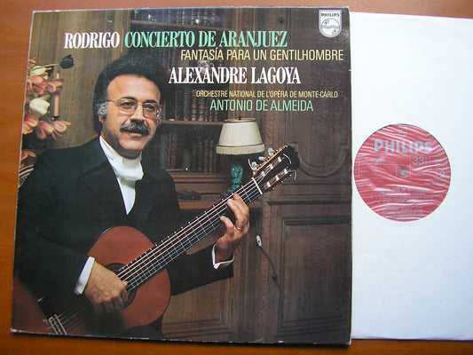 RODRIGO: CONCIERTO DE ARANJUEZ / FANTASIA PARA UN GENTILHOMBRE    LAGOYA / MONTE CARLO ORCHESTRA / DE ALMEIDA      6500 454