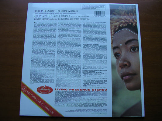 SESSIONS: THE BLACK MASKERS / McPHEE: TABUH-TABUHAN       HANSON / EASTMAN-ROCHESTER ORCHESTRA     SR90103