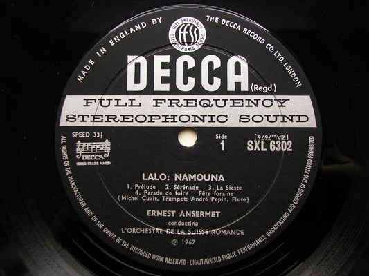 SXL 6302 ANSERMET CONDUCTS LALO SUISSE ROMANDE ED2