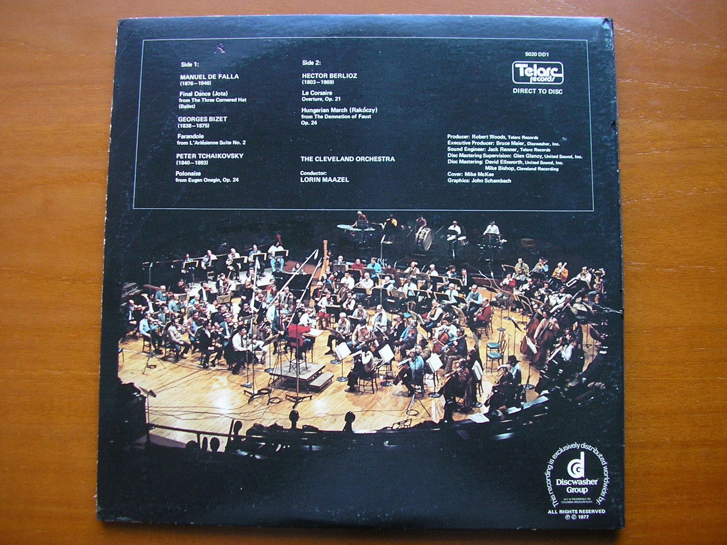 FALLA / BIZET / TCHAIKOVSKY / BERLIOZ: ORCHESTRAL WORKS MAAZEL / CLEVELAND ORCHESTRA 5020 DD1