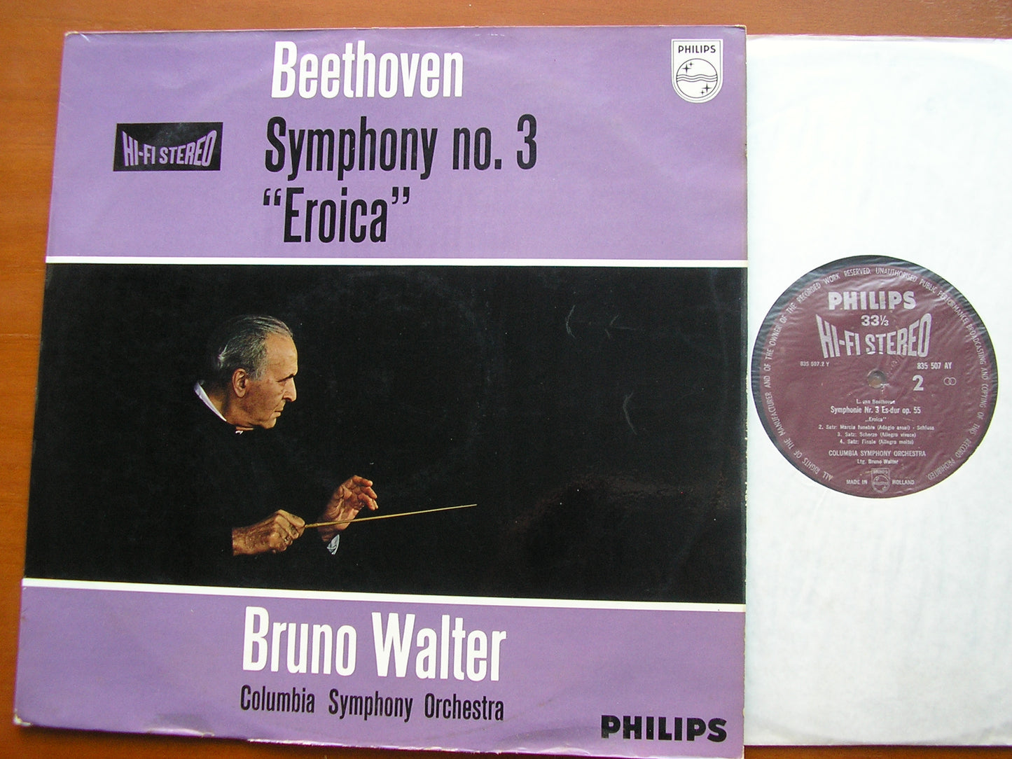 BEETHOVEN: SYMPHONY No. 3 'Eroica' WALTER / COLUMBIA SYMPHONY 835 507 AY