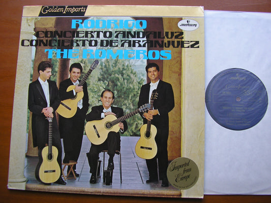 RODRIGO: CONCIERTO DE ARANJUEZ / CONCERTO ANDALUZ FOR 4 GUITARS    THE ROMEROS     SRI 75021