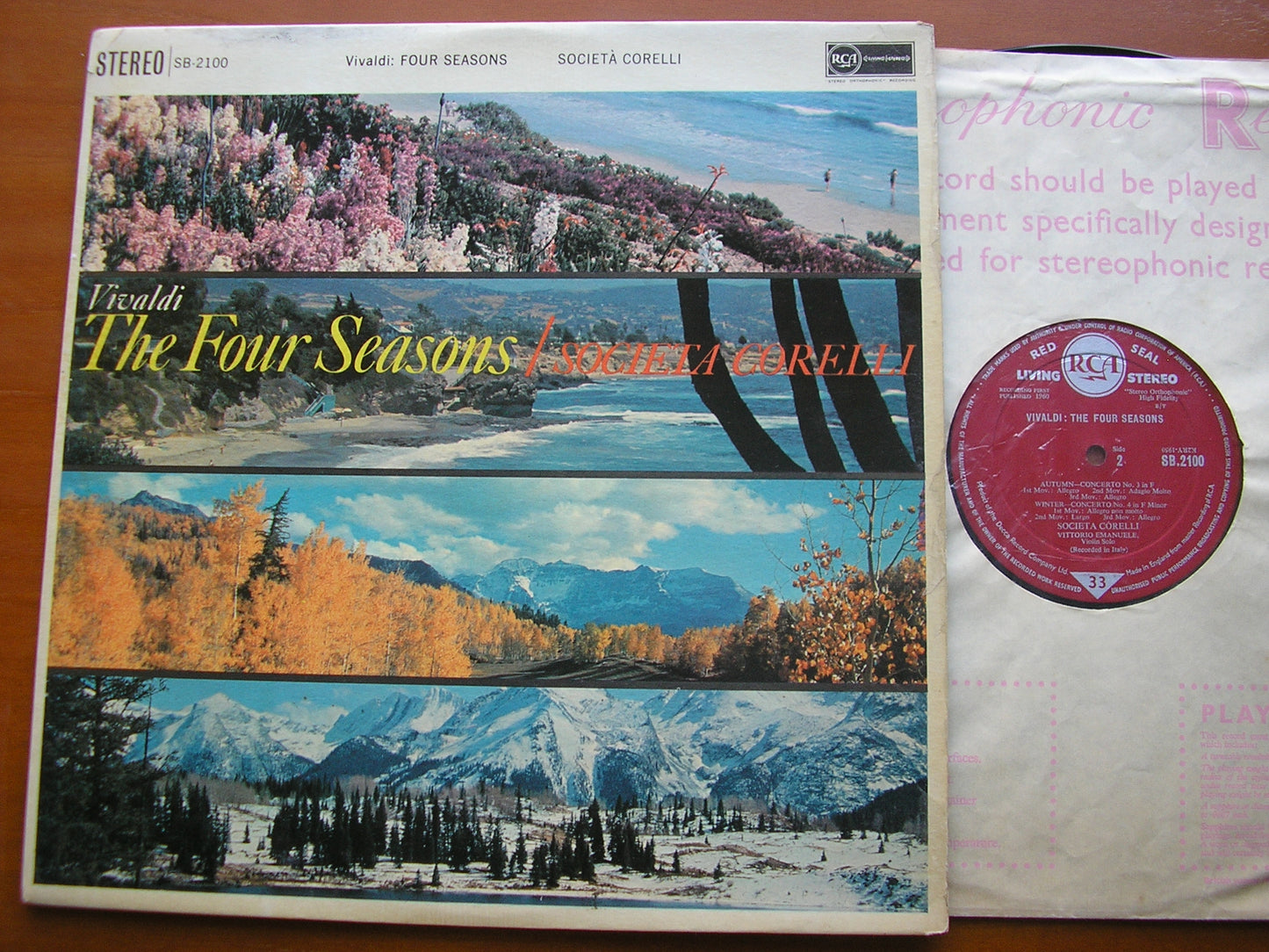 VIVALDI: THE FOUR SEASONS SOCIETA CORELLI SB 2100