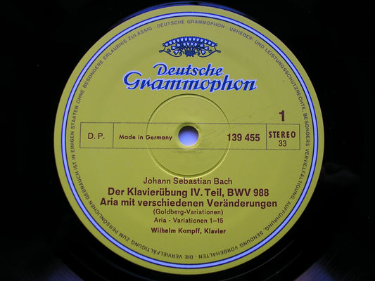 BACH: GOLDBERG VARIATIONS WILHELM KEMPFF 139 455