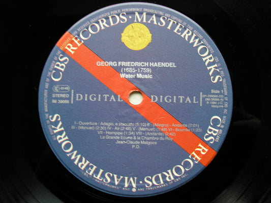 HANDEL: WATER MUSIC MALGOIRE / LA GRANDE ECURIE ET LA CHAMBRE DU ROY IM 39066