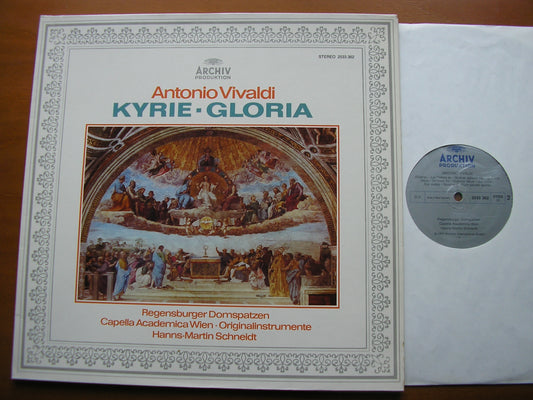 VIVALDI: KYRIE in G / GLORIA  in D      REGENSBURGER DOMSPATZEN / CAPELLA ACADEMICA VIENNA / SCHNEIDT     2533 362