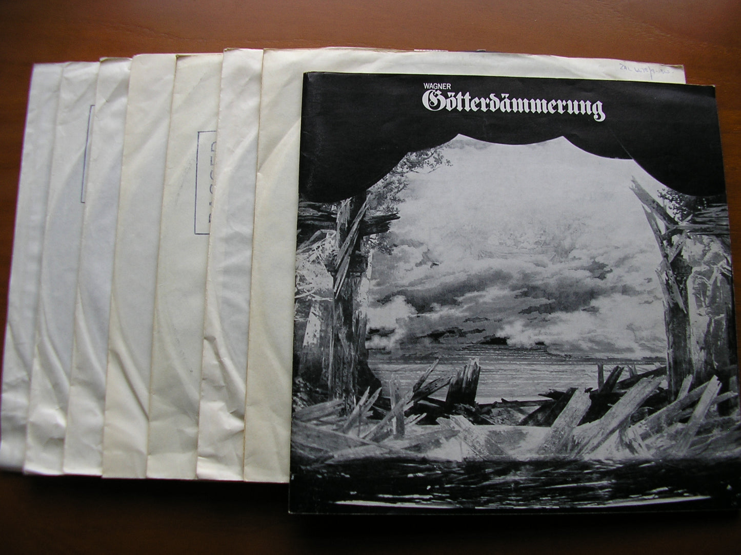 WAGNER: THE TWILIGHT OF THE GODS complete opera SOLOISTS / VIENNA PHILHARMONIC / SOLTI test pressing SET 292 / 7