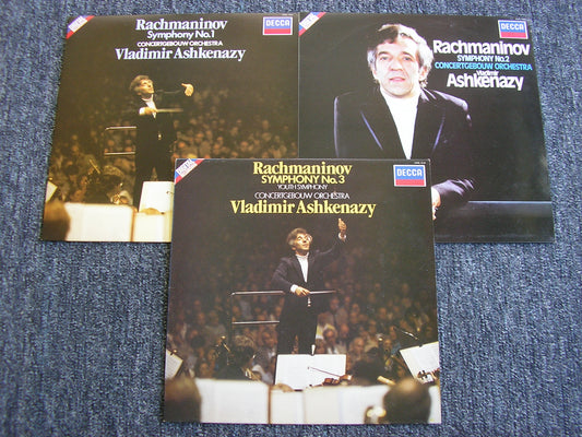 RACHMANINOV: SYMPHONIES 1 / 2 / 3 & YOUTH SYMPHONY      ASHKENAZY / CONCERTGEBOUW ORCHESTRA    3 LP