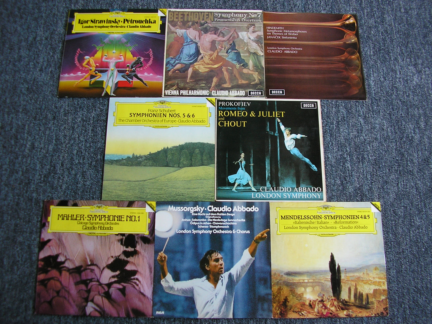 8 LP Classical Collections - CLAUDIO ABBADO